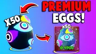 I Opened 50 PREMIUM Eggs And Got ___? (Circus Tower Denfense)