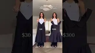 BUDGET or EXPENSIVE? 😱 Make sure to subscribe for #shorts #fashion