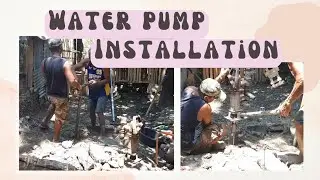 Installing Water Pump Deep well ( Philippines ) 😀 | Prinsesa Giann