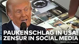 DONALD TRUMP: Paukenschlag! Zensur in Social Media nach Amtseinführung des US-Präsidenten