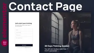 Elementor and Wordpress Tutorial - Contact Form UI #2