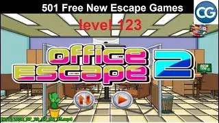 [Walkthrough] 501 Free New Escape Games level 123 - Office escape 2 - Complete Game