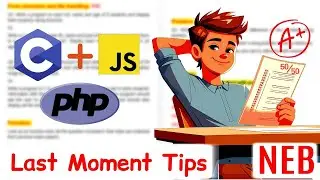 Last minute tips for class 12 | NEB-Computer Science 