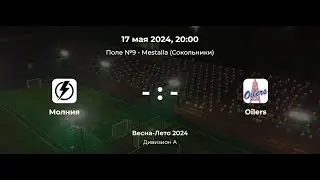 Дивизион А. Молния - Oilers. Лига CityFootball