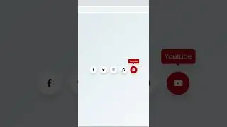 Social Media Icons with Popups using HTML & CSS #html #css #icon #popup #tutorial #shorts