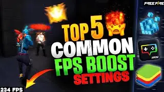 Top 5 Optimization Settings to Fix Lag and Increase FPS Boost in Free Fire PC | BlueStacks 5 | MSI 5