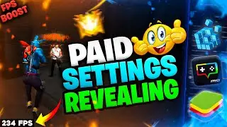 Revealing Paid Sensi Secret Settings To Get 97% Headshot Rate FPS Boost | BlueStacks 5 MSI 5