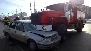 Последствия ДТП на перекрёстке ул  10 лет Октября и ул Удмуртская Ижевск
