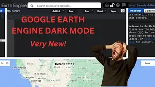 Google Earth Engine Dark Mode. #googleearthengine