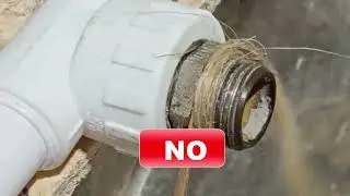 Обязательно запомни этот совет опытных #сантехников! Мало кто знает эту технику.
