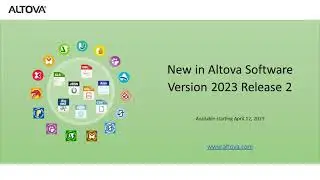 New in Altova Software v2023 Release 2