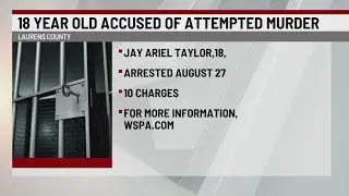 18-year-old faces 5 counts of attempted murder in Laurens Co.