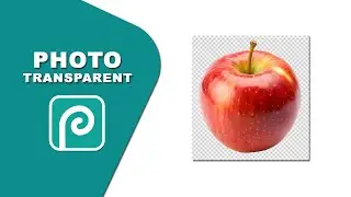 How to make photo transparent in Photopea