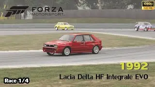 1992 Lacia Delta HF Integrale EVO - Race1/4(Lime Rock Park Circuit) | FORZA MOTORSPORT (PC)