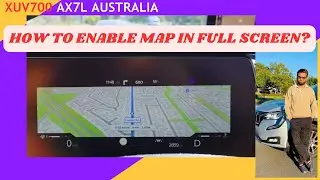 XUV700 AX7L Australia Maps in Steering Wheel Display