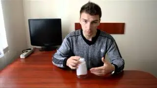 7-ми цветный ночной светильник в виде стакана молока с автоматически переливающей подсветкой
