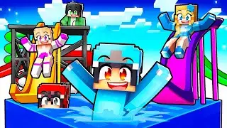 Surviving on ONE WATERPARK CHUNK With MY CRAZY FAN GIRLS!