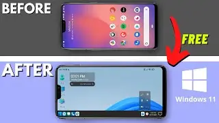 How to Turn Android into Windows 11 COMPLETELY! (no root)