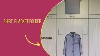 Shirt Placket Stitching | Shirt Placket Folder| Shirt Front Placket Folder | Placket Folder 
