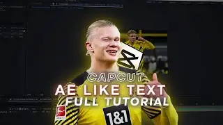 AE Like Text on Capcut | How to Make AE Like Text on Capcut Tutorial