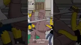 Simpsons' Theme on Piano! 