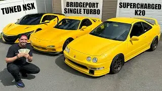 Racing Hondas in my 500WHP RX7