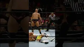 The first time Roman Reigns appeared on #WWENXT