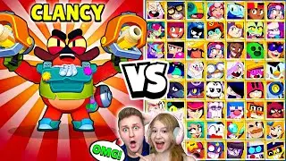 CLANCY jest NAJLEPSZY?!😨 (NOWY ZADYMIARZ vs WSZYSTKIE 81 POSTACI!) - WIELKI TEST⭐ Brawl Stars