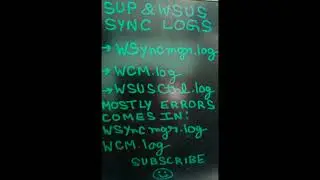 SCCM Interview Guide | Software Update Point Sync logs 