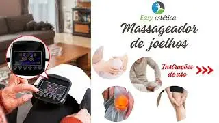 Massageador Joelho Compressão Ortopédico Easy Estética