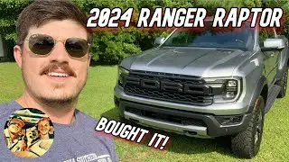 JUST BOUGHT THE 2024 FORD RANGER RAPTOR! Midsize Performance Truck Owner Review & Walkaround