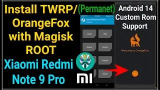 Xiaomi Note 9 Pro Joyeuse TWRP and OrangeFox Recovery Install Permanent | Magisk ROOT - Miatoll
