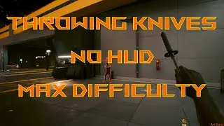 Throwing Knives vs Arasaka Detail - Cyberpunk 2077 (max difficulty, no HUD)