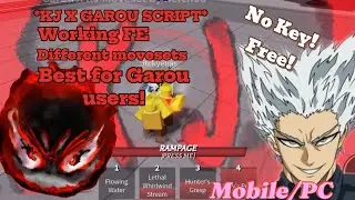 *NEW*💪Roblox script Tsbg | KJ x Garou skin script | FE unique animation | working Mobile/PC🦀🔵🔴 OP!
