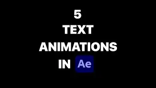 Five animations making in After Effects | CompLearning