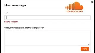 How to send a private message on Soundcloud