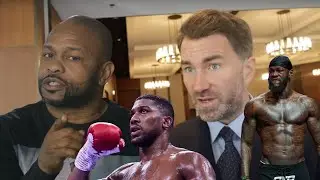 EDDIE HEARN RESPONDS TO ROY JONES JR SAYING ANTHONY JOSHUA SHOULD AVOID DEONTAY WILDER