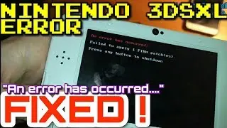 Treating Nintendo 3DS XL How To Fix 