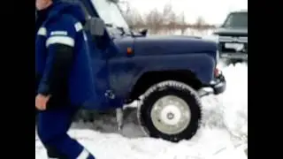 уаз буксует