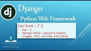 7.2 - Django CRUD : Upload & Display Images, PDFs, and Files with SQLite | download file