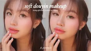 soft douyin makeup ♡ ft. pinkflash (beginner & budget friendly) 🍓