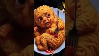 Noodles surprise for baby 🍜😂🤣🥰 