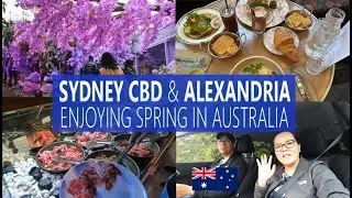 NAMASYAL KAMI NA PARANG TURISTA SA SYDNEY CBD AT ALEXANDRIA NGAYONG SPRING DITO SA AUSTRALIA