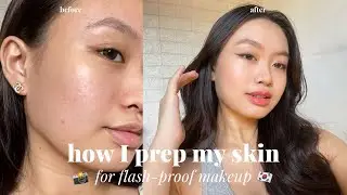 HOW I PREP MY SKIN for FLASH-PROOF Makeup 🫧 (flawless, & clean filtered skin) | Liane San Jose