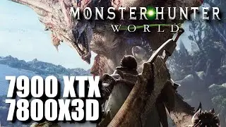 Monster Hunter World - HIGHEST Settings - 7800X3D 7900 XTX - 1440