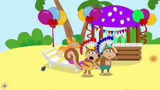 The Fox Family and Friends | Rainbow Waterpool | Cartoon for kids new funny season 