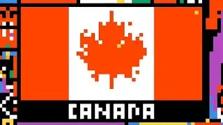 r/place 2023 - canada still struggling to draw a leaf