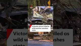 Victorian driver killed as wild weather smashes state
