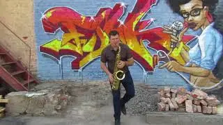 SunStroke Project & Olia Tira - Run Away. Epic Sax Guy. Саксофон. Outdoors walking with saxophone