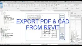 Autodesk Revit Tutorial: Revit To PDF and CAD